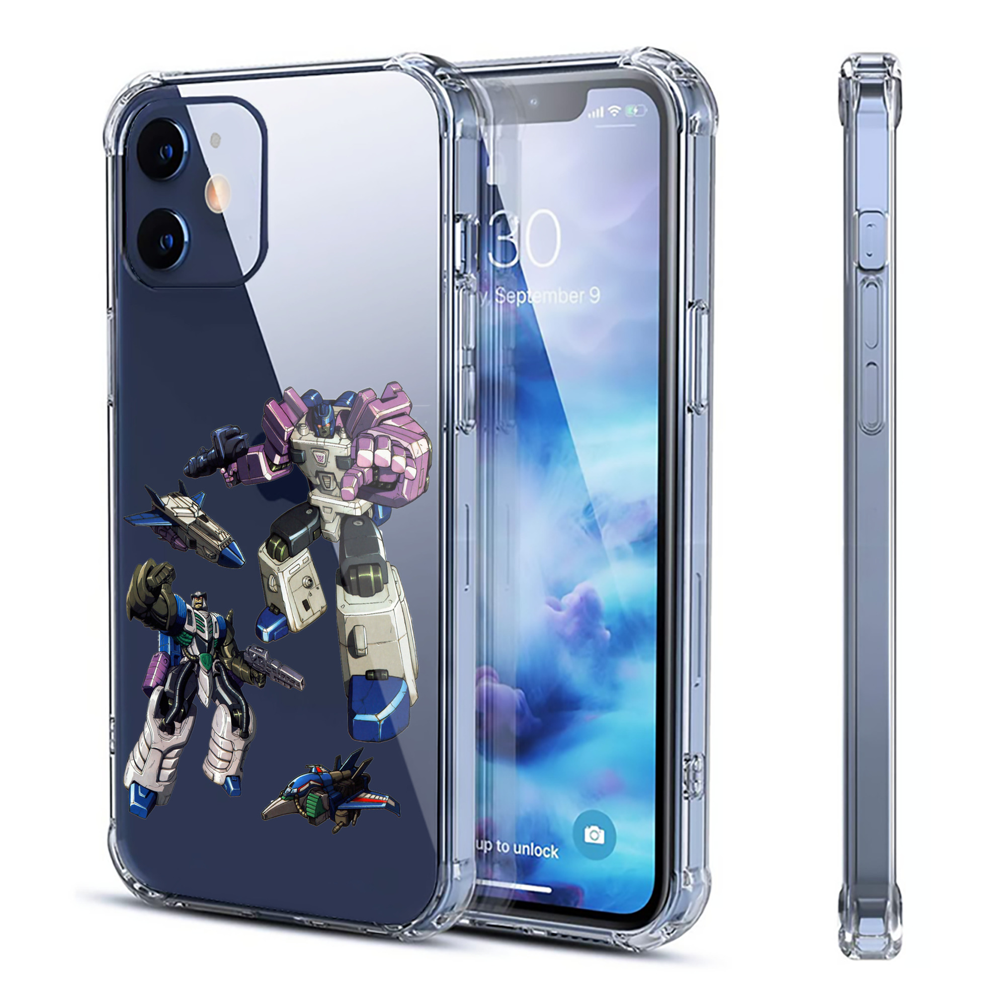 （画像用）  【iPhone 12シリーズ対応】透明スマホケース（クリアソフトケース）